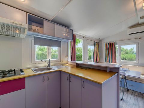 MOBILE HOME 6 people - Classic | 2 Bedrooms | 4/6 Pers | Uncovered elevated terrace | Air conditioning