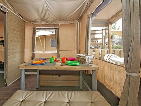 CANVAS AND WOOD TENT 5 people - Super Lodge | 2 Bedrooms | 4/5 People | 1 Bathroom