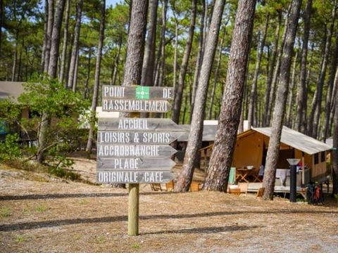 CANVAS AND WOOD TENT 6 people - LODGE without sanitary facilities