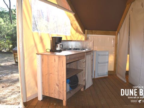 CANVAS AND WOOD TENT 4 people - LODGE without sanitary facilities