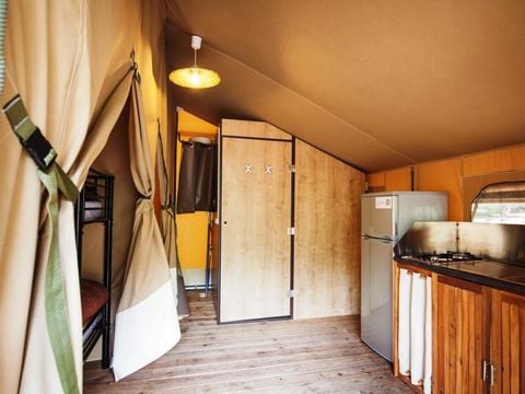 CANVAS AND WOOD TENT 6 people - LODGE CONFORT