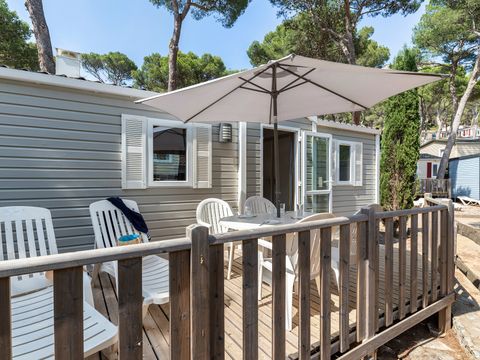 MOBILE HOME 6 people - Classic | 2 Bedrooms | 4/6 Pers. | Uncovered raised terrace