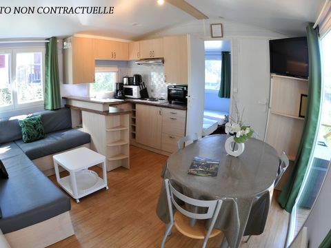 MOBILE HOME 4 people - Florès COMFORT -2 bedrooms 30m²- *Clim, terrace, TV* *Clim, terrace, TV* *Clim, terrace, TV* *Clim, terrace, TV