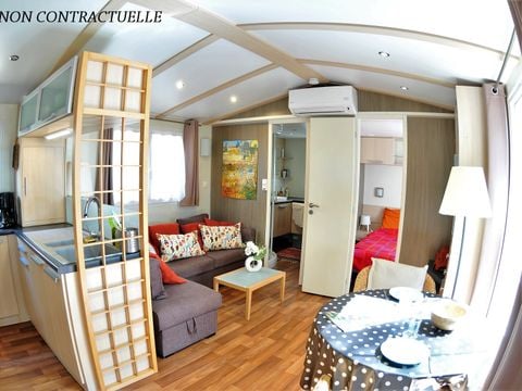 MOBILE HOME 6 people - Blueberry PREMIUM -2 bedrooms 32m²- *Clim, terrace, TV* *Clim, terrace, TV* *Clim, terrace, TV* *Clim, terrace, TV