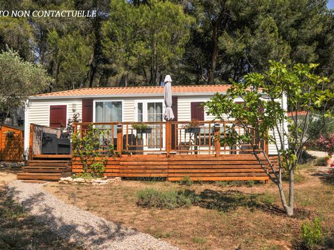 MOBILE HOME 6 people - Baltimore PREMIUM -2 bedrooms 40m²- *Clim, terrace, TV*, TV*.