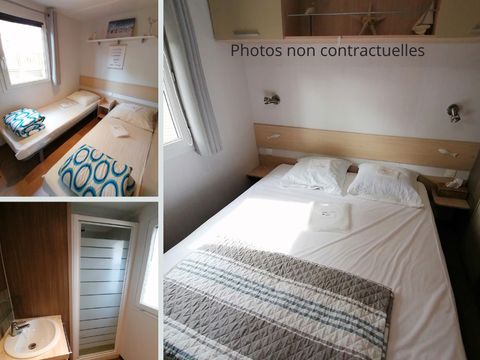 MOBILE HOME 6 people - Tribord CONFORT -3 bedrooms 32m²- *Clim, terrace, TV* *Clim, terrace, TV* *Clim, terrace, TV* *Clim, terrace, TV