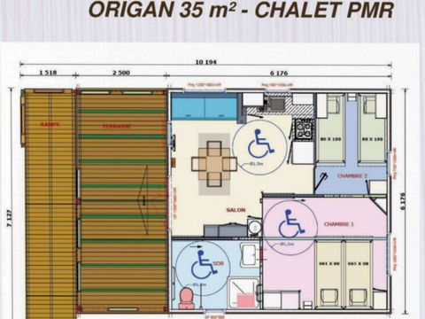 CHALET 6 personnes - PMR 