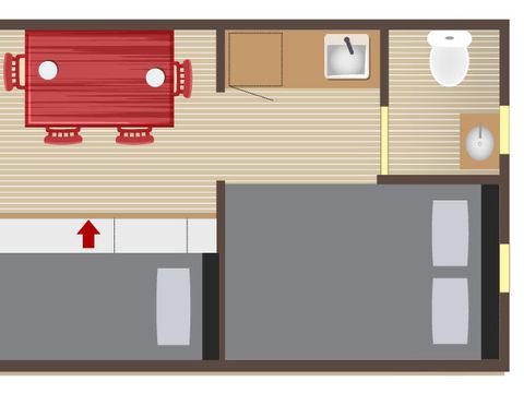 UNUSUAL ACCOMMODATION 4 people - FOREST CABIN without sanitary facilities