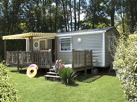 MOBILE HOME 6 people - Comfort XL | 2 Bedrooms | 4/6 Pers | Raised terrace | Air conditioning