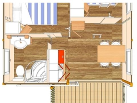 CHALET 4 people - Nemo - 20m² - 2 bedrooms -