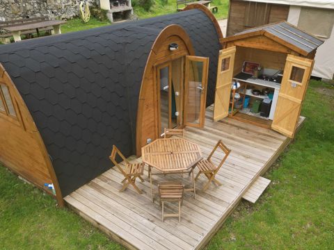 HÉBERGEMENT INSOLITE 4 personnes - POD 12, 60 m² + terrasse 2/4 personnes