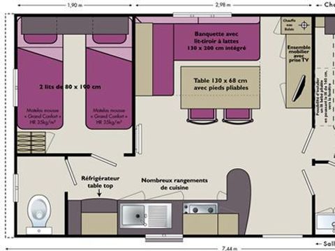 MOBILE HOME 4 people - Leisure