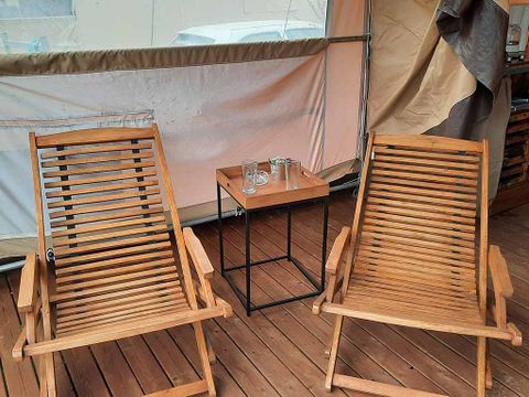 TENTE TOILE ET BOIS 4 personnes - SAFARI, sans sanitaires