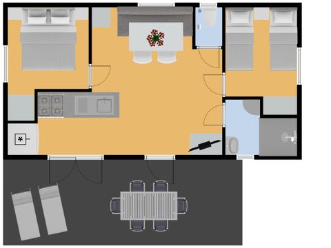 MOBILHOME 4 personnes - Langoustine