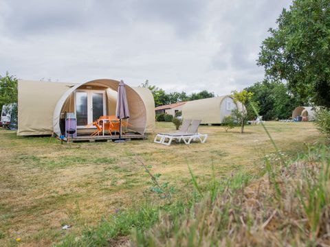 CANVAS AND WOOD TENT 4 people - Chalet tent Shrimp