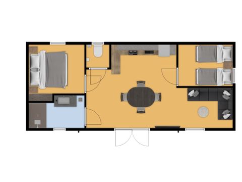 MOBILHOME 4 personnes - Hippocampe