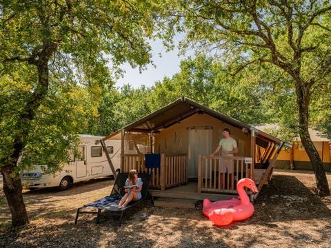 TENTE TOILE ET BOIS 5 personnes - Tente Eco Lodge | 2 Ch. | 4/5 Pers. | Sans SDB