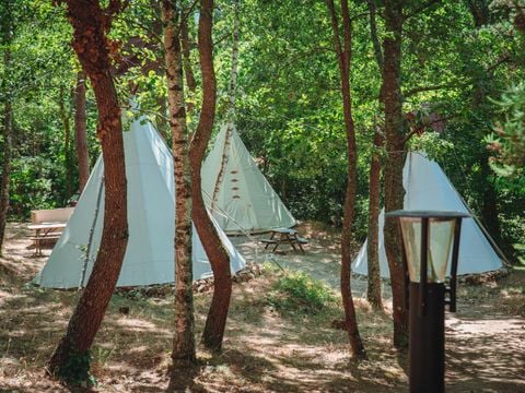 UNUSUAL ACCOMMODATION 4 people - Tipi 4/6 p without sanitary facilities