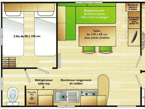 MOBILE HOME 4 people - 28 m2 - 4 persons