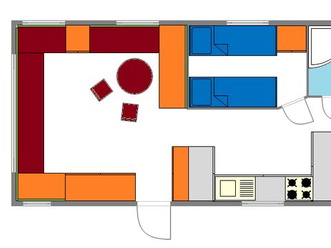 MOBILE HOME 6 people - 45m2 - English vintage style