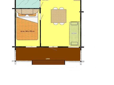 CHALET 2 people - 24m2 - 2 people