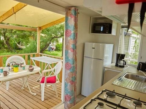 MOBILE HOME 4 people - Mobile-home | Comfort | 2 Bedrooms | 4 Pers. | Raised terrace | Air-con.