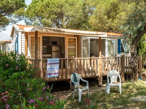 MOBILE HOME 6 people - Mobile-home | Comfort | 2 Bedrooms | 4/6 Pers. | Raised terrace | Air-con.