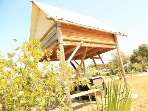 CANVAS AND WOOD TENT 2 people - Bivouac under the stars