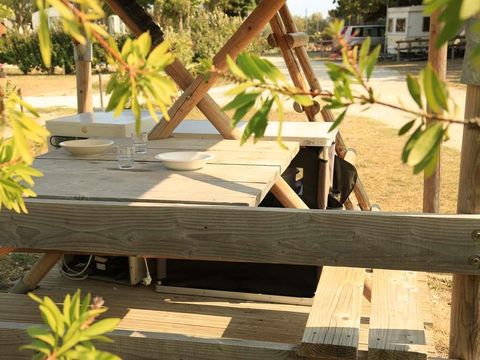 CANVAS AND WOOD TENT 2 people - Bivouac under the stars