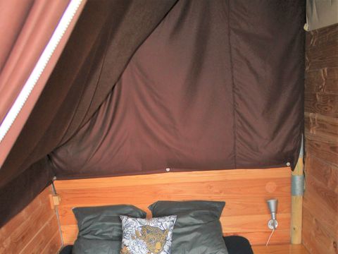 CANVAS AND WOOD TENT 5 people - STANDARD ECOLODGE without sanitary facilities 20 sqm