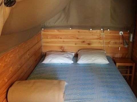 CANVAS AND WOOD TENT 5 people - STANDARD ECOLODGE without sanitary facilities 20 sqm