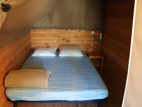 CANVAS AND WOOD TENT 5 people - STANDARD ECOLODGE without sanitary facilities 20 sqm