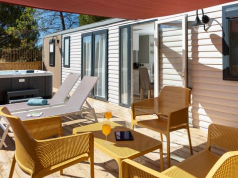 MOBILE HOME 6 people - Premium SPA Luxury 3bed + Air conditioning + TV + 2 bathrooms