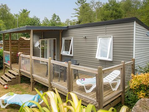 MOBILE HOME 6 people - Comfort XL | 3 Bedrooms | 6 Pers | Raised terrace | Air conditioning | TV