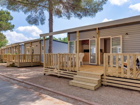 MOBILE HOME 6 people - Comfort XL | 2 Bedrooms | 4/6 Pers | Raised terrace | Air conditioning
