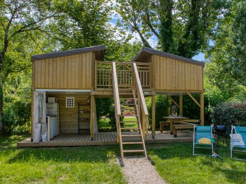 HÉBERGEMENT INSOLITE 4 personnes - Cabane Camp'étoile 20m² - 2 chambres