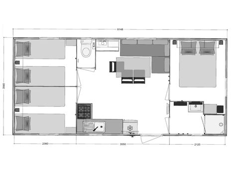 MOBILE HOME 6 people - TRIO COMFORT