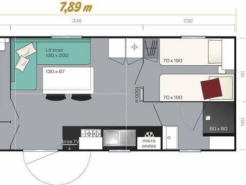 MOBILE HOME 5 people - Classic more