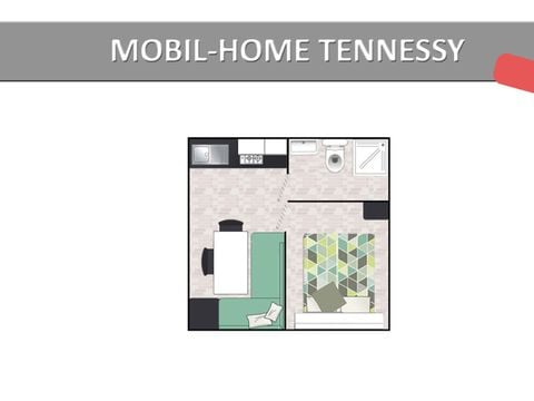 MOBILHOME 2 personnes - TENNESSY ECO