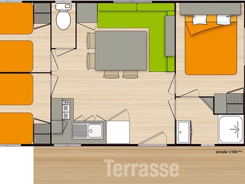 MOBILHOME 8 personnes - CONFORT