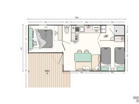 MOBILHOME 4 personnes - Mobil-home COSY 2 - 24m²