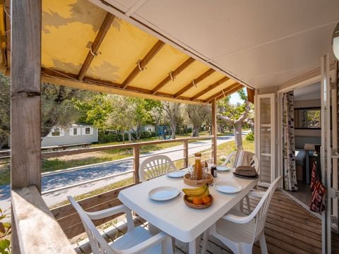 MOBILE HOME 6 people - Mobile-home | Comfort | 3 Bedrooms | 6 Pers. | Raised terrace | Air conditioning