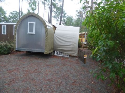 CANVAS AND WOOD TENT 4 people - Lodge COCO SWEET - 2 bedrooms - no sanitary facilities