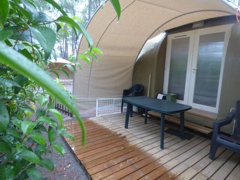 CANVAS AND WOOD TENT 4 people - Lodge COCO SWEET - 2 bedrooms - no sanitary facilities