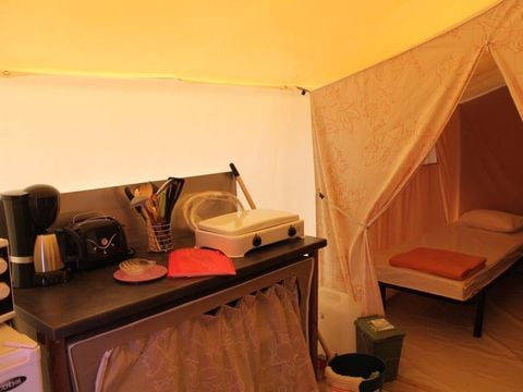 CANVAS BUNGALOW 5 people - Massaï 2 rooms - without sanitary facilities