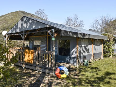 TENTE TOILE ET BOIS 4 personnes - Tente Glamping Camomille