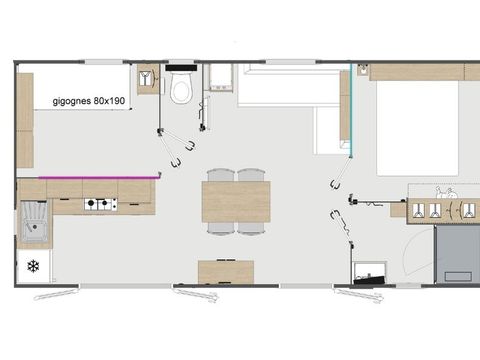 MOBILE HOME 6 people - Mobil-home Evasion+ 6 people 2 bedrooms 30m² - mobile home for 6 people