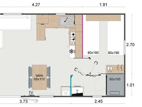 MOBILE HOME 4 people - TREND