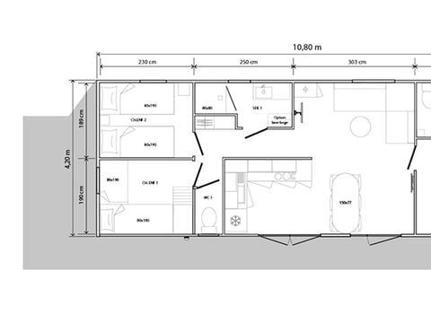 MOBILHOME 6 personnes - EVASION