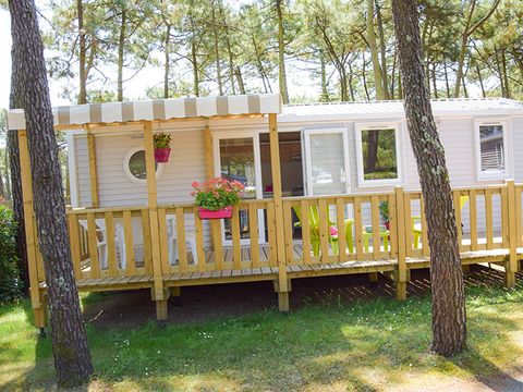 MOBILHOME 6 personnes - Le bleu lagon trio Confort